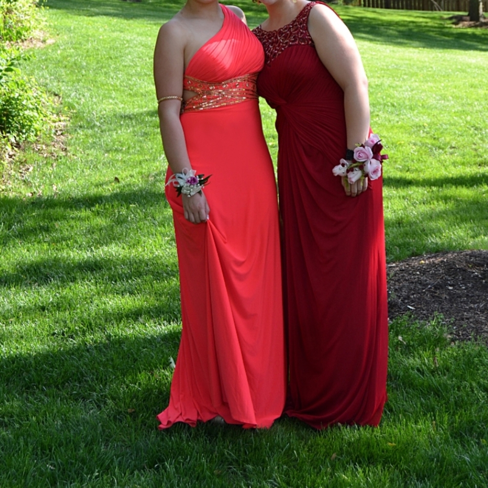 Pink prom dress